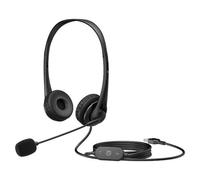 HP Auriculares con Micrófono Wired USB Headset Negro