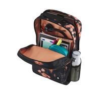 HP Campus Mochila XL - Para portatiles de hasta 16,1" (Capacidad hasta 21 L, Impermeable, Cremallera Doble con Candado, Correas Ligeras y Acolchadas, Bolsillo Flotante) Teñido Anudado