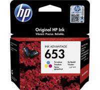 HP Cartouche d’encre Ink Advantage trois couleurs 653 authentique