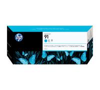 HP Cartucho de Tinta de pigmento DesignJet 91 cian de 775 ml