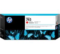 HP Cartucho de tinta DesignJet 745 rojo cromático de 300 ml