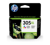 HP Cartucho de tinta Original 305XL de alta capacidad tricolor
