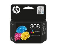 Hp cartucho de tinta original 308 tricolor