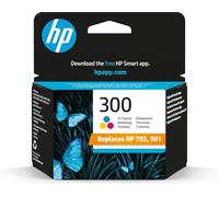 HP Cartucho de tinta tricolor HP 300 300 Ink Cartridges, De 20 a 80% HR, de -40 a 60 °C, de 15 a 32 °C, De 20 a 80% HR, 116 x 36 x 115 mm, 0.06 kg (0.132 libras)