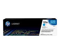 HP - Cartucho de tóner original LaserJet 125A cian