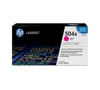 HP - Cartucho de tóner original LaserJet 504A magenta