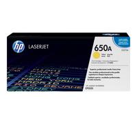HP Cartucho de tóner original LaserJet 650A amarillo