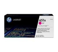 HP - Cartucho de tóner original LaserJet 651A magenta