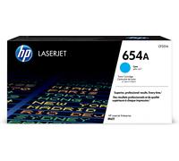 HP Cartucho de tóner original LaserJet 654A cian