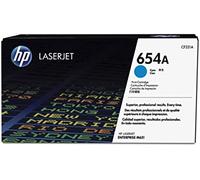 Hp cartucho de tóner original laserjet 654a cian