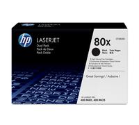 Hp cartucho original de tóner negro de alto rendimiento 80x laserjet