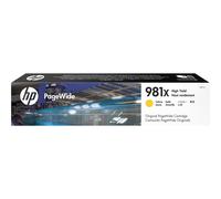 HP 981X L0R11A, Amarillo, Cartucho de Tinta de Alta Capacidad PageWide Original, de 10.000 páginas, compatible con impresoras de inyección de tinta HP PageWide Enterprise Serie 556 y MFP 586