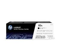 HP CE285AD - Pack de 2 cartuchos de tinta, color negro