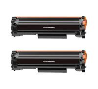 HP cf244a Negro Pack de 2 Cartuchos de Toner genericos - reemplaza 44a