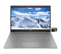 HP Chromebook 14 pulgadas HD Laptop PC para estudiantes universitarios y negocios, Chrome OS, procesador Intel Celeron N4120, 4 GB de RAM, 64 GB de almacenamiento, Bluetooth, Wi-Fi, gris moderno,