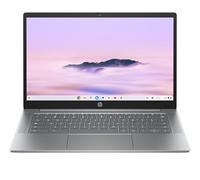 HP Chromebook 14a-nf0000sf Laptop 14 pulgadas FHD IPS, portátil (Intel Core i3-N305, 8 GB RAM, 256 GB UFS, Intel UHD Graphics, Chrome OS), portátil plateado, teclado AZERTY