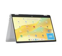 HP Chromebook x360 Laptop de 14 pulgadas, pantalla táctil HD, procesador Intel N100, 4 GB de RAM, 64 GB eMMC, gráficos Intel UHD, Chrome OS, 14b-cd0000nr (2024)