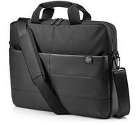 HP Classic Briefcase - Maletín para portátil de hasta 15,6" (Cierre Reforzado, Estructura de Malla, Resistente al Agua), Color Negro