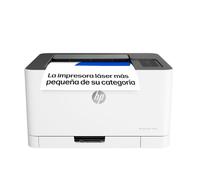 HP Color Laser 150nw 4ZB95A, Impresora Láser Monofunción A4 a Color, impresión a Doble Cara Manual, Wi-Fi, Ethernet, USB 2.0 Alta Velocidad, Compatible Smart App, Panel de Control LED, Blanca