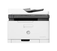 HP Color Laser MFP 179fnw 4ZB97A, Impresora Láser Color Multifunción, Imprime, Escanea, Copia y Fax, Wi-Fi, Ethernet, USB 2.0 alta velocidad, HP Smart App, Panel de Control LCD, Blanca