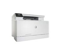 HP Color Laserjet Pro MFP M182n 7KW54A, Impresora Láser Color Multifunción, Imprime, Escanea y Copia, Ethernet, USB 2.0 de Alta Velocidad, Smart App, Apple AirPrint, Panel de Control LCD, Blanca