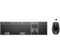 Hp combinación de teclado y ratón inalámbricos recargables multidis