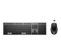 HP - Combinación de teclado y ratón inalámbricos recargables multidispositivo 725