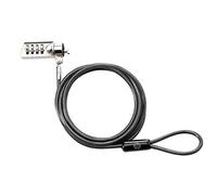 Cable antirrobo HP con combinación 1,83 m acero galvanizado negro