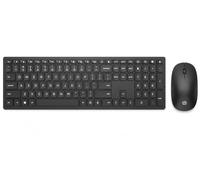 HP Combo de teclado y mouse inalámbricos 710, diseño delgado con teclas silenciosas, conexión sin retrasos de 2.4 GHz, compatible con múltiples sistemas operativos (Windows, Mac, Chrome), color negro