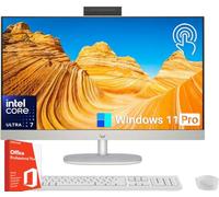 HP Computadora de escritorio todo en uno, pantalla táctil de 27 pulgadas, Intel 12-core Ultra 7 155U (hasta 4.8 GHz), DDR5 de 64 GB, SSD de 1 TB, FHD, Wi-Fi 6, Windows 11 Pro y licencia de por vida MS