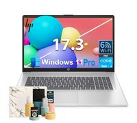 HP Computadora portátil HD+ de 17.3 pulgadas, procesador Intel 8-Core i3-N305, Wi-Fi 6, gráficos Intel UHD, carga rápida, AI Copilot, Windows 11 Pro, para estudio diario o trabajo empresarial (16 GB