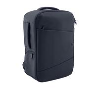 HP Creator Mochila para Portatiles de hasta 16,1" ( Separador personalizable, Ergonómica, Bloqueo RFID, Cremalleras Antirrobo, Cubierta de lluvia) Azul y Amarillo