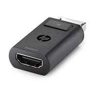HP DisplayPort to HDMI 1.4 Adapter - Adaptador para cable (DisplayPort, HDMI, Macho/hembra), color negro