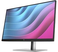 HP E24 G5 - E-Series - LED-Monitor - 60.5 cm (23.8") (23.8" sichtbar) - 1920 x 1080 Full HD (1080p) @ 75 Hz - IPS - 250 cd/m² - 1000:1 - 5 ms - HDMI, DisplayPort, USB - schwarzer Kopf, Schwarz und Silber (Ständer) - mit HP 5 Jahre Vor-Ort-Hardware-Su