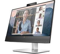 HP E24mv G4 Monitor LCD Full HD de 23.8 Pulgadas 16:9 IPS, antirreflectante, 1920 x 1080, HDMI - VGA - DisplayPort, concentrador USB, cámara Web, Video - Audio, Negro - Plata