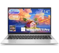HP EliteBook 845 G7 Business Laptop Computer, 35.6 cm FHD (1920x1080) PC, AMD Ryzen 5 Pro 4650U 2.1GHz, 16GB RAM, 512GB SSD, teclado QWERTY de EE.UU., Windows 11 Pro (renovado)
