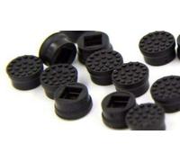 HP EliteBook Trackpoint - Juego de 100 punteros de goma para ratón HP EliteBook (4 x 4 mm), color negro