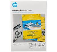 HP Enhanced Business Photo Paper, CG965A, 150 hojas de papel fotográfico brillante avanzado, compatible con impresoras láser, A4, peso del material de impresión 150 g/m²