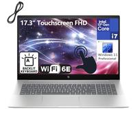 HP Envy 17 - Computadora portátil de negocios FHD con pantalla táctil de 17.3 pulgadas, Intel 14-Core i7-13700H de 13ª generación, RAM DDR4 de 64 GB, SSD PCIe de 4 TB, WiFi 6E, Bluetooth 5.3, teclado