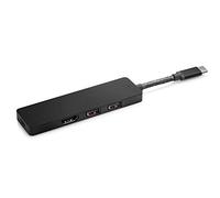 HP Envy USB-C Concentrador - (2 Puertos USB-A, 1 Puerto HDMI 2.0, Base de Goma, hasta 90 W, Windows 10, Windows 8,Windows 7, Chrome™ OS), Color Negro