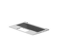 HP - Ersatztastatur Notebook - hinterleuchtet - QWERTY - International Englisch - mit obere Abdeckung (N17712-B31)