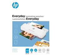HP Everyday 9152 - Láminas para plastificar (25 unidades, tamaño A3, 80 micrones, brillantes), transparente