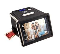 HP FilmScan - Digitalizador y escáner de película y Diapositivas con Pantalla LCD táctil de 5”, Convierte rápidamente Negativos y Diapositivas de 135, 126 y 110 a Fotos Digitales JPEG de 22MP