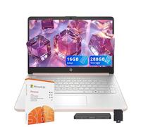 HP Flagship - Laptop HD de 14 pulgadas para estudiantes y negocios con 1 año Office 365 y AI-Copilot, CPU Intel N150 (Beats i3-1115G4), 16 GB de RAM, 288 GB de almacenamiento (128 GB UFS + juego de