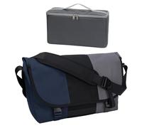 Hp hope Bolsa de mensajero clásica para laptop de 15.6 pulgadas, para hombres y mujeres, con compartimento para cámara, impermeable, para la universidad, trabajo, viajes, casual, Monzón