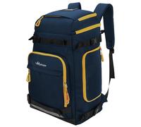 Hp hope Bolsa para botas de esquí con compartimento para casco, mochila de esquí con bolsa para casco, bolsa de esquí para casco de esquí, botas de esquí, patines, snowboard, mochila, senderismo,
