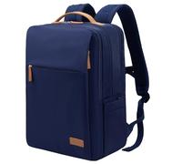 Hp hope Mochila para portátil Mochila de viaje duradera para mujeres y hombres con puerto de carga USB Bolsillo RFID Apta para 15,6 pulgadas Resistente al agua 22L Azul