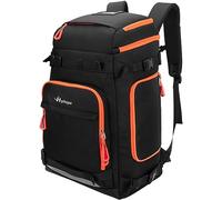 Hp Hope Mochila para Zapatos de Esquí con Compartimento para Casco 70L Gran Capacidad Bolsa de Zapatos de Esquí con Bolsillo para Casco Gafas Ropa Guantes Equipo de Snowboard