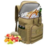 Hp hope Nevera mochila 43 l aislado bolsa de picnic bolsa de almacenamiento caliente nevera nevera mochila grande hombre y mujer para camping playa exterior viajes familia picnic barbacoa