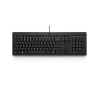 HP HP 125 teclado con cable Teclado con cable de tamaño compacto con soporte ajustable y fácil limpieza